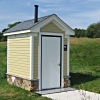 kit composting toilet building at Hershey Links